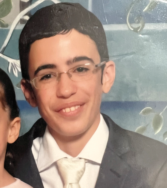 Yosef Bluman as an ultra-Orthodox teenager